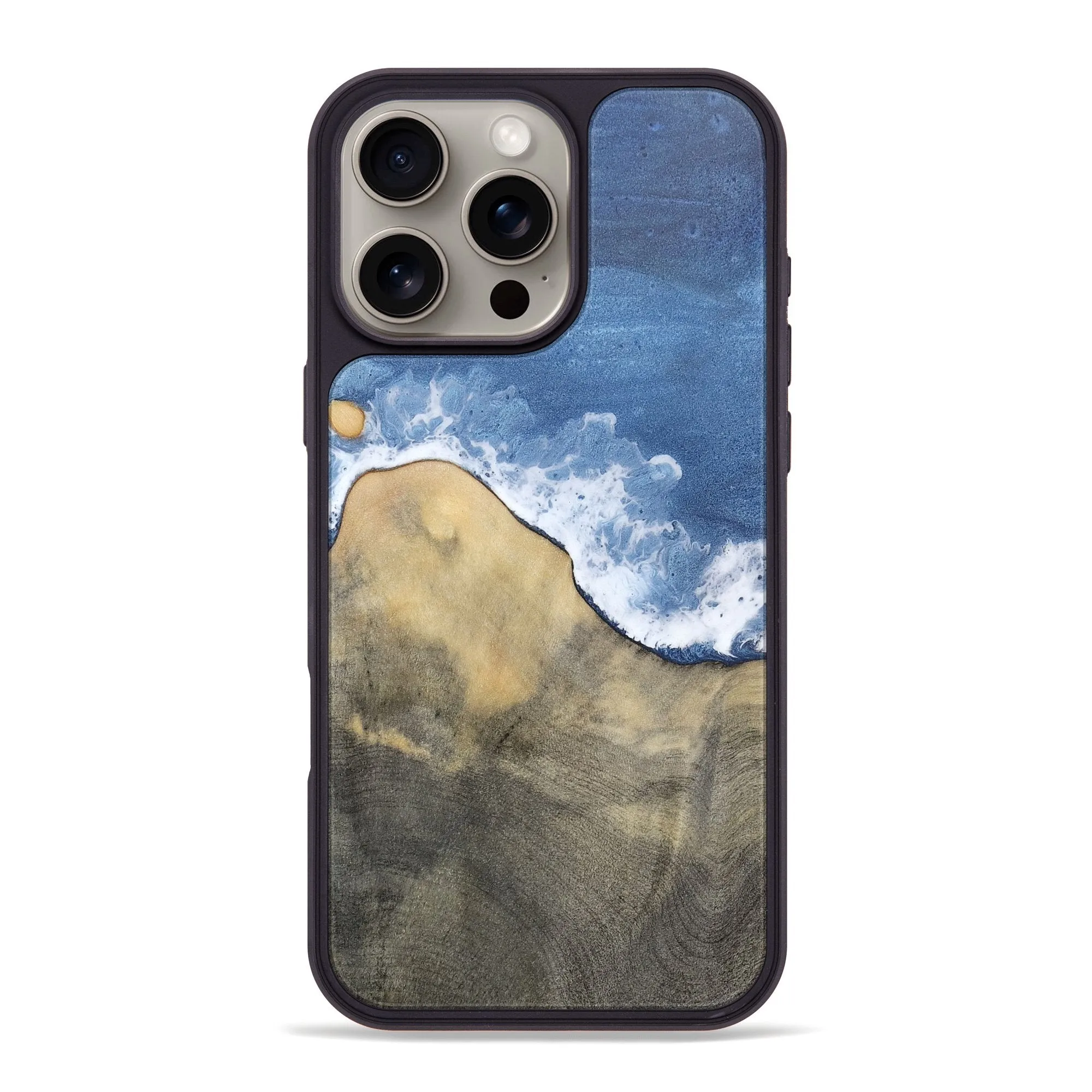 Iphone 16 Pro Max Wood Phone Case - Raymon (Coastal, 781846) Fingerprint Resistant Screen Bubble Free Installation