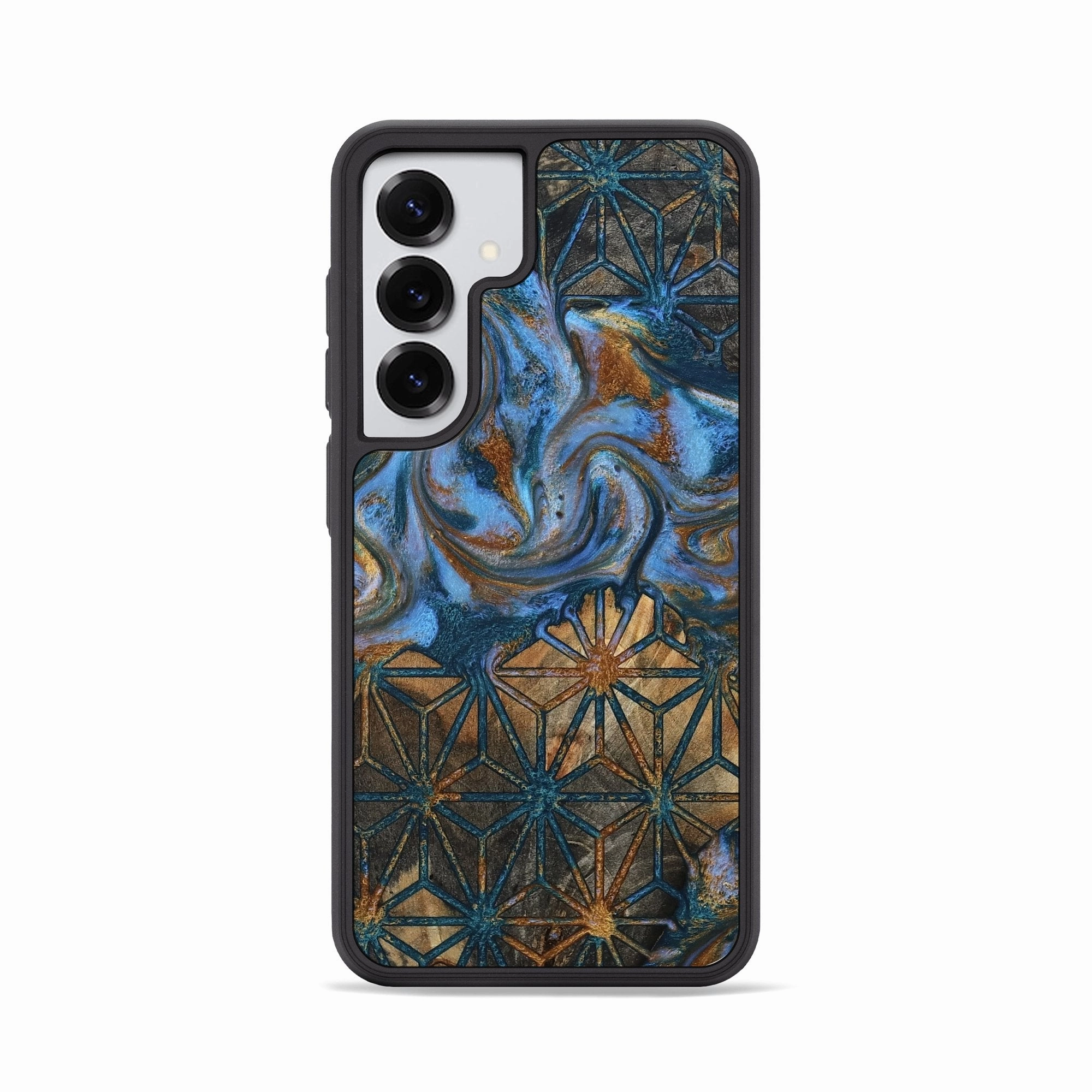 Galaxy S25 Wood Phone Case - Harlee (Pattern, 781714) Anti Glare Film