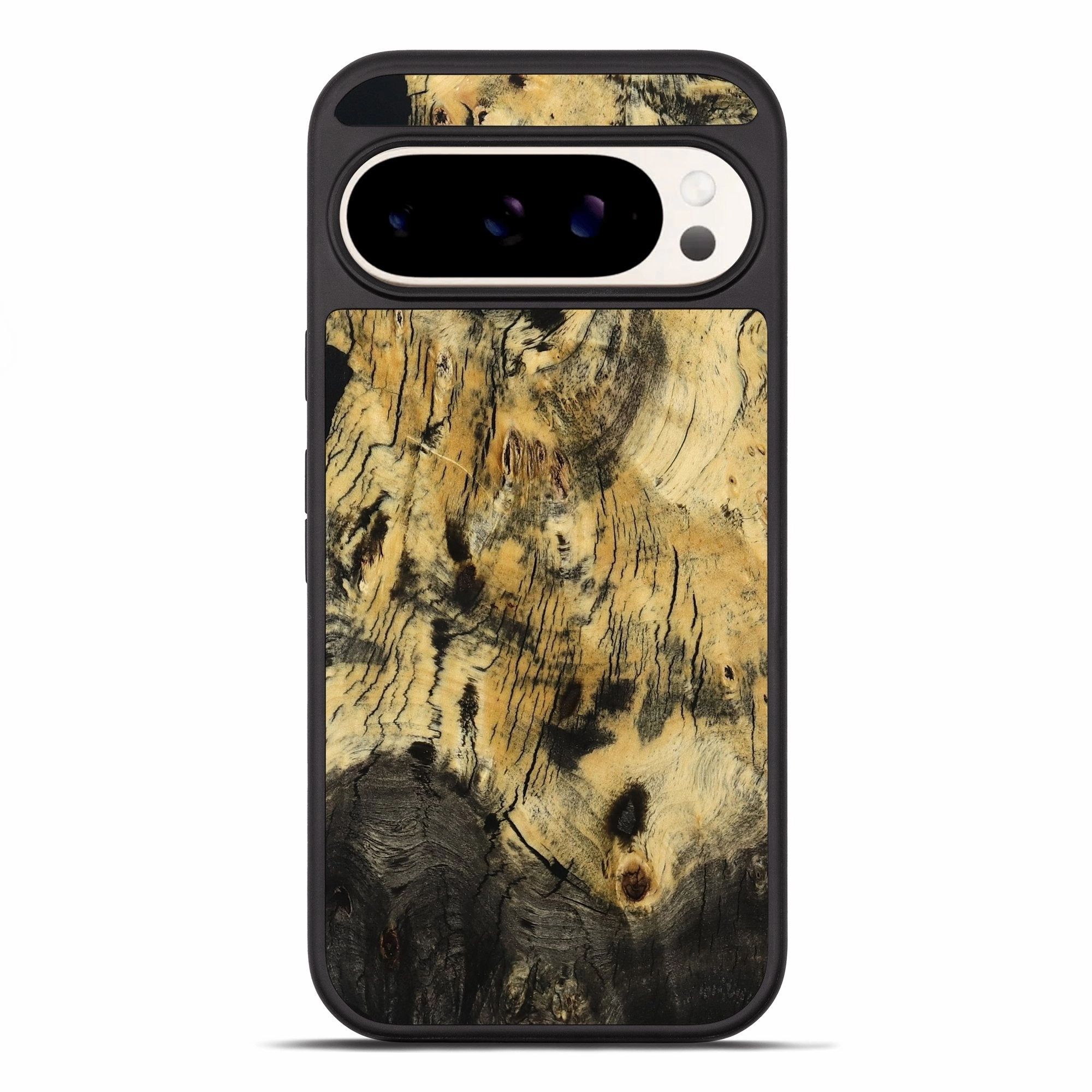 Pixel 10 Pro Xl Wood Phone Case - Roscoe (Wood Burl, 779639) Anti Scratch Shield