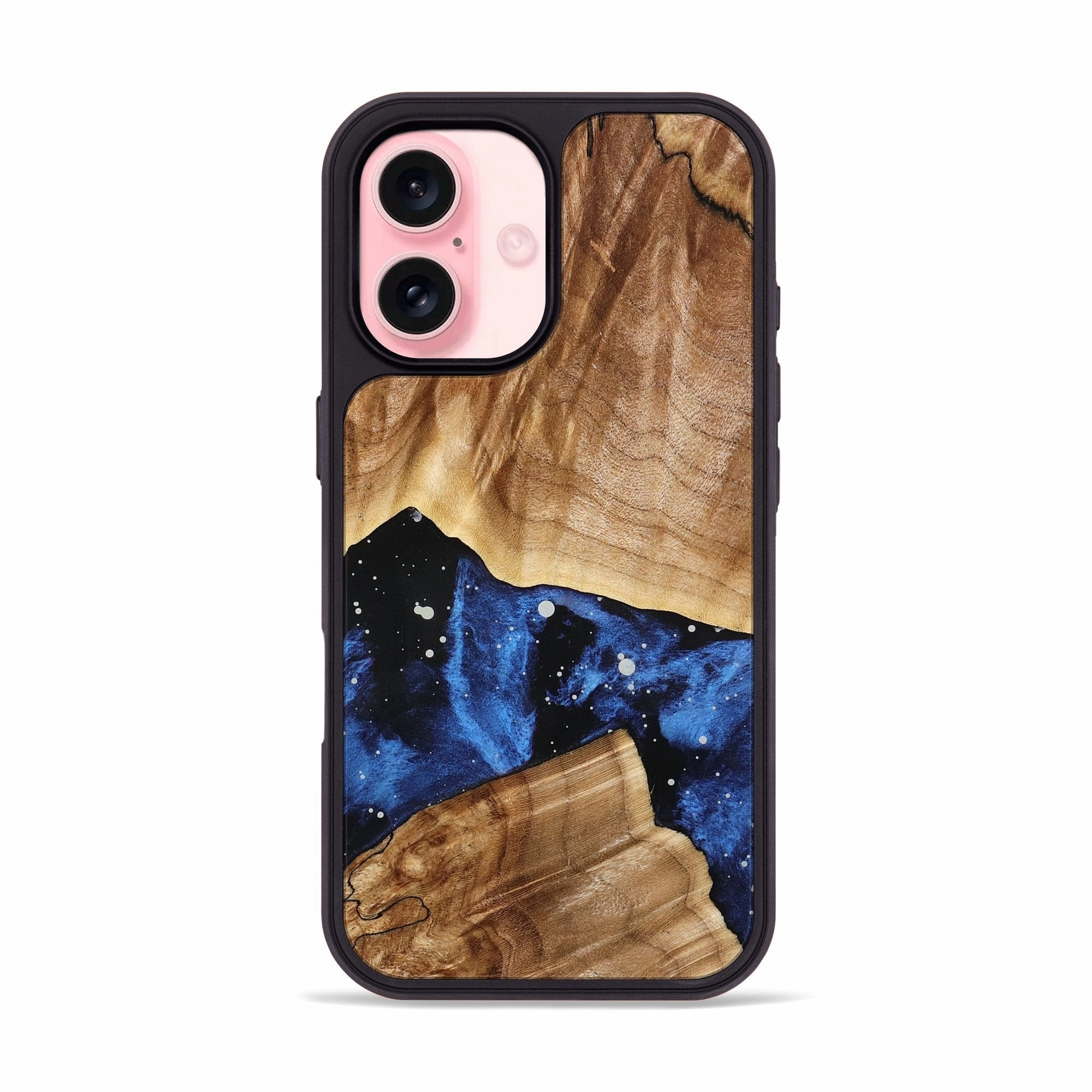 Iphone 16 Wood Phone Case - Barbra (Cosmos, 775826) Smooth Touch Anti Finger Smudge