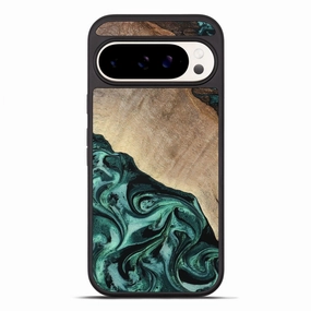 Pixel 10 Pro Xl Wood Phone Case - Marcos (Green, 781568) Crystal Clear