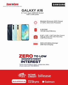 Samsung A16 5G Anti Finger Smudge Film