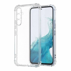 Anti Yellowing Screen Samsung S25 Edge Clear Jelly Case  (With Soft Round Airbags)