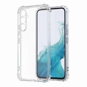 Samsung S25 Ultra Clear Jelly Case  (With Soft Round Airbags) Grip Friendly Anti Finger Grease