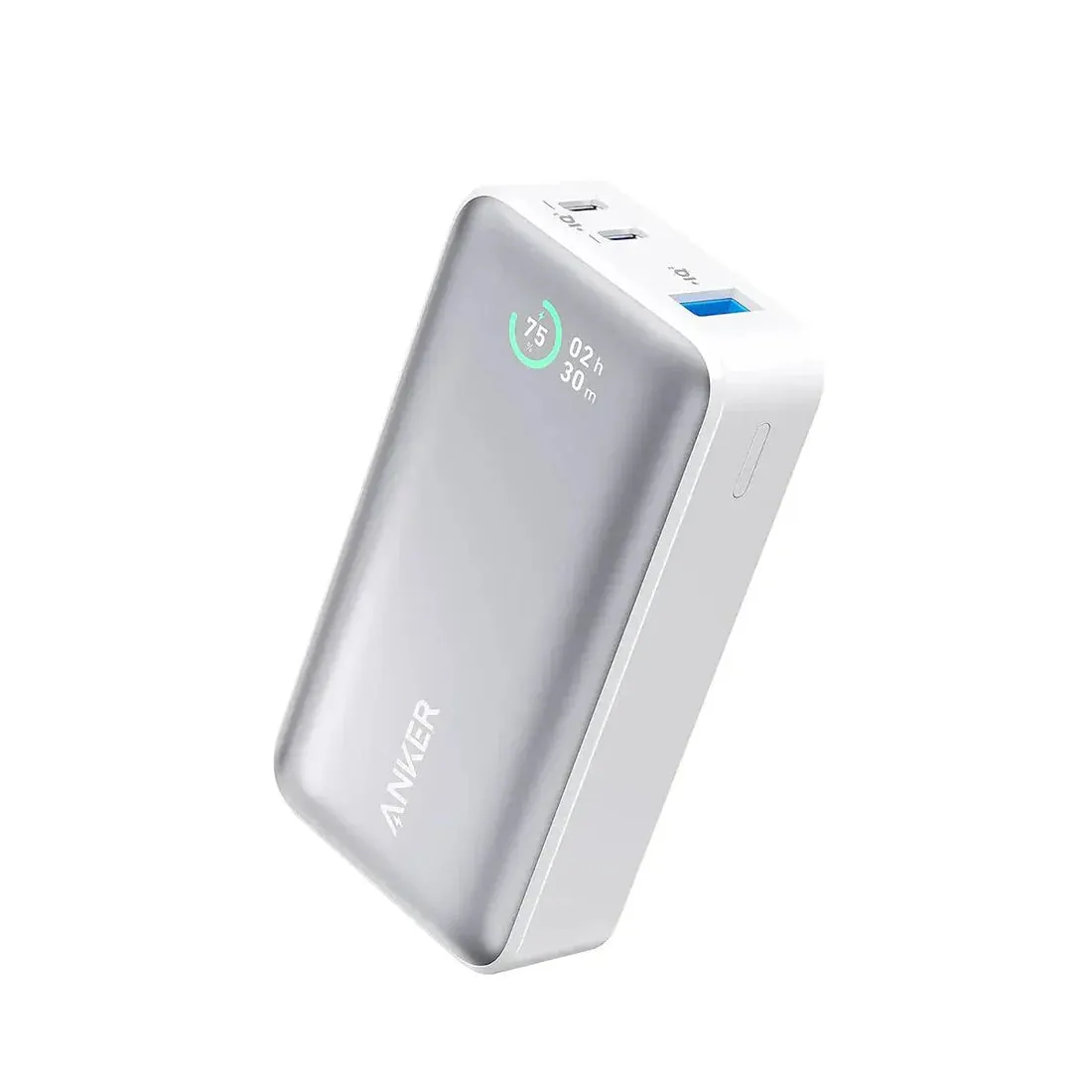 Led Flashlight For Students Anker 533 Power Bank (Powercore 30W ) 10000 Pd -White