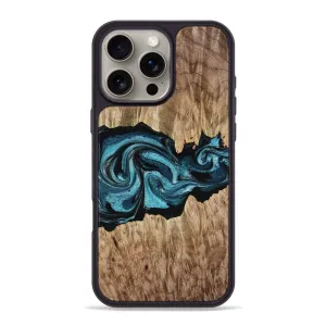 Iphone 16 Pro Max Wood Phone Case - Ronin (Blue, 779466) Shock Guard