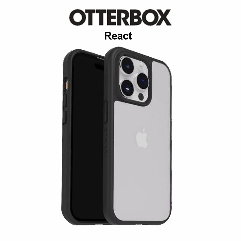 Anti Static Film Otterbox Case For Iphone 15 Pro Max React Case Black Crystal