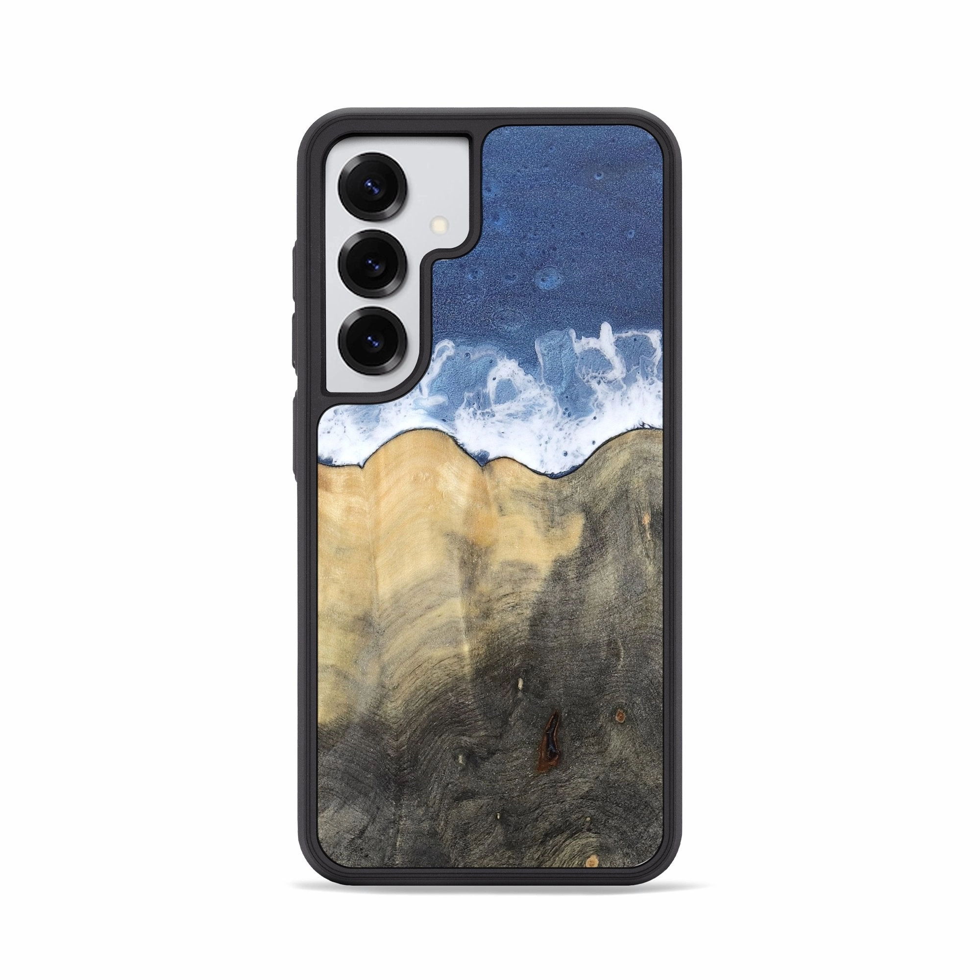 Galaxy S25 Wood Phone Case - Alayah (Coastal, 781851) Scratch Proof Glass Ultra Slim Protector
