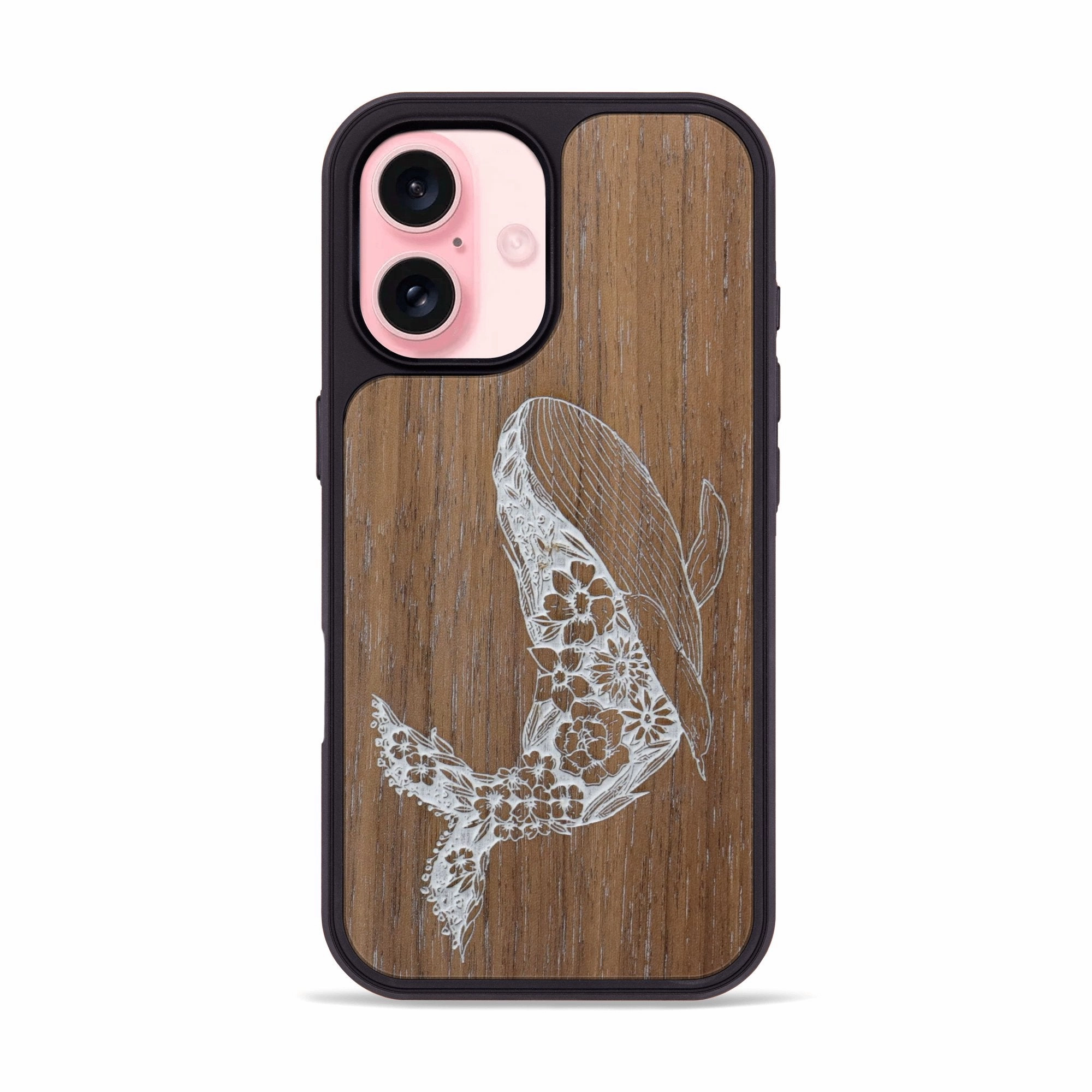 Iphone 16 Wood Phone Case - Growth - Walnut (Curated) Ultra Slim Protector Drop Protection