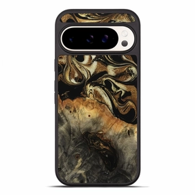 Protective Cover Anti Finger Stain Pixel 10 Pro Xl Wood Phone Case - Edwina (Black & White, 772073)