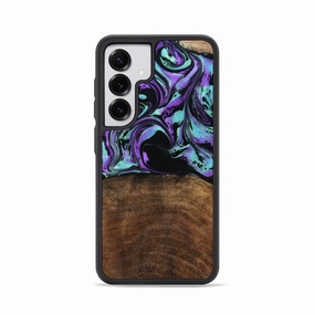 Anti Fog Galaxy S25 Wood Phone Case - Kala (Purple, 779628)