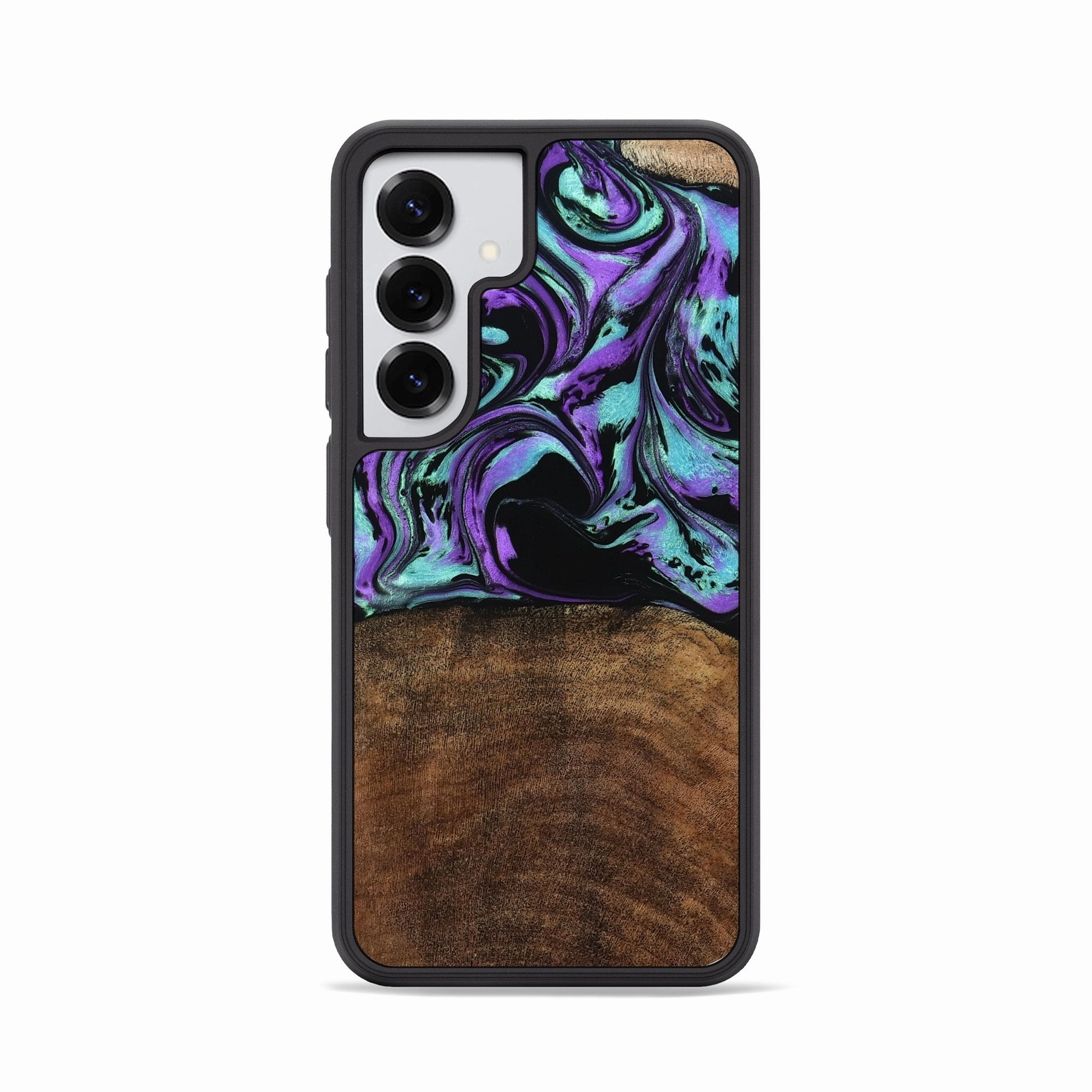 Anti Fog Galaxy S25 Wood Phone Case - Kala (Purple, 779628)