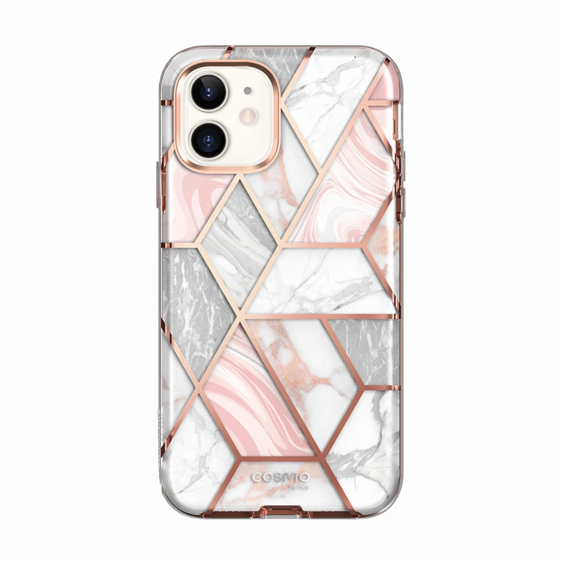Iphone 12 Mini Cosmo Case - Marble Pink Smooth Touch