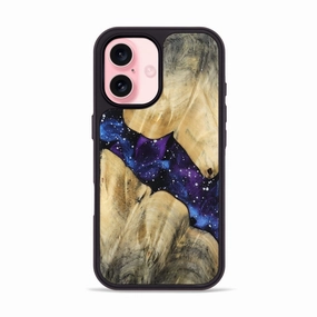 Anti Dust Protective Screen Iphone 16 Wood Phone Case - Everly (Cosmos, 781915)