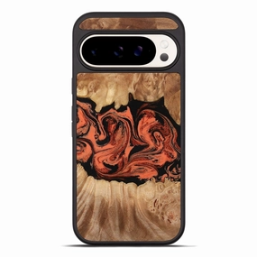 Pixel 10 Pro Xl Wood Phone Case - Elowyn (Red, 778557) Bubble Free Installation Protective Film