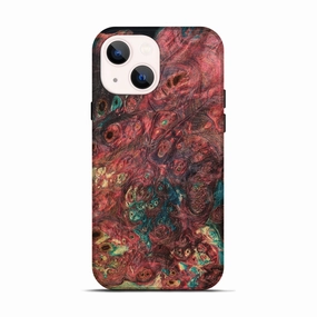 Iphone 13 Wood Live Edge Phone Case - Cleve (Wood Burl, 781243) Shockproof Crystal Clear