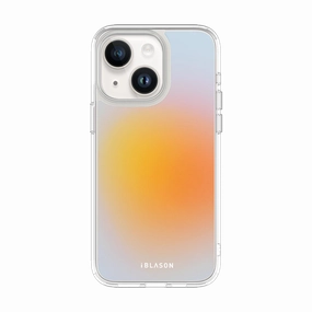 HD Screen Protector Edge Guard Iphone 15 Plus Halo Magsafe Cute Phone Case - Sunset