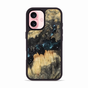 Iphone 16 Wood Phone Case - Kailee (Cosmos, 781901) HD Screen Protector