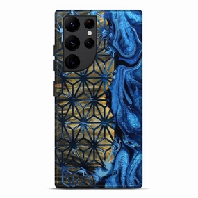Galaxy S22 Ultra Wood Live Edge Phone Case - Bryon (Pattern, 781459) Bubble Free