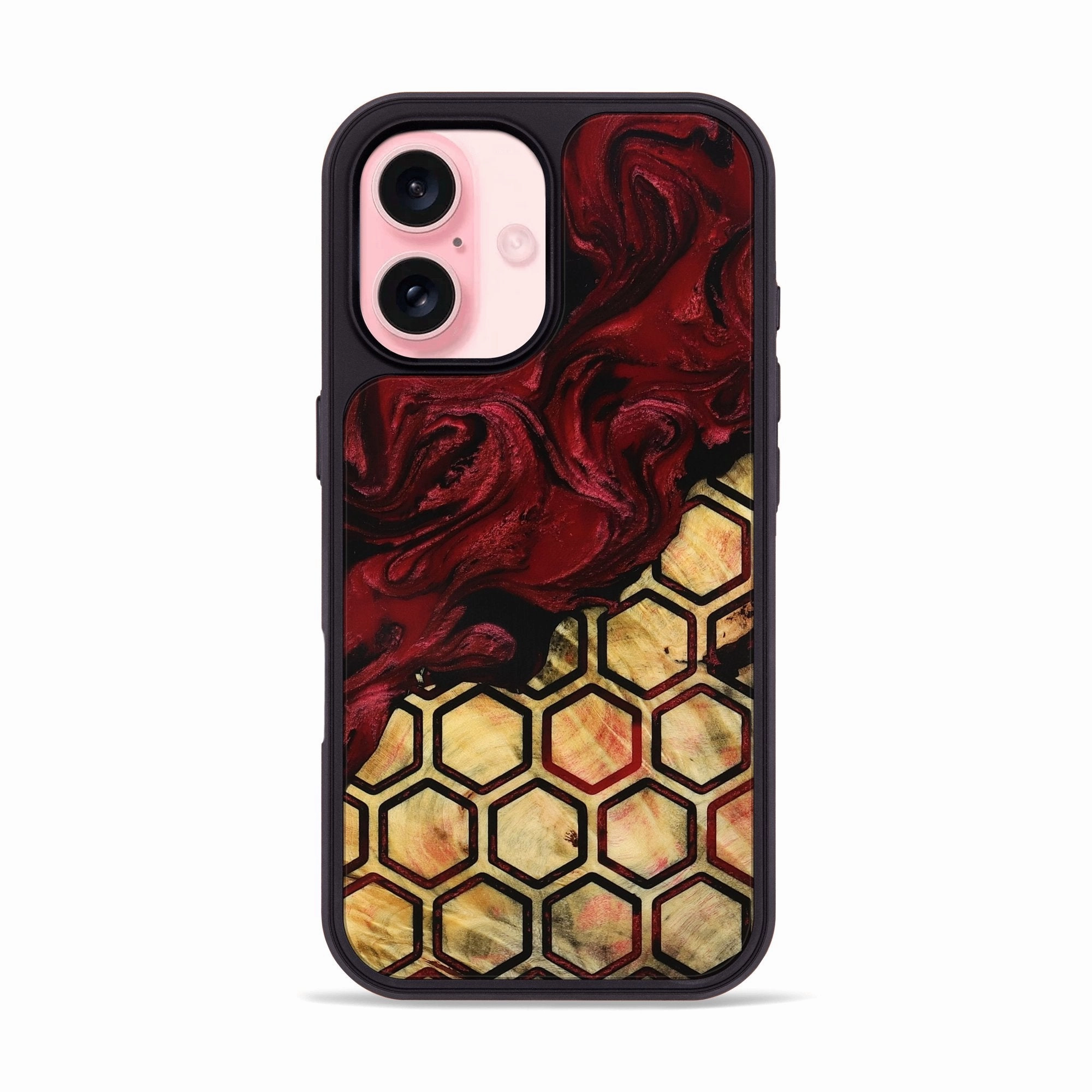 Easy Apply Iphone 16 Wood Phone Case - Larissa (Pattern, 775903)