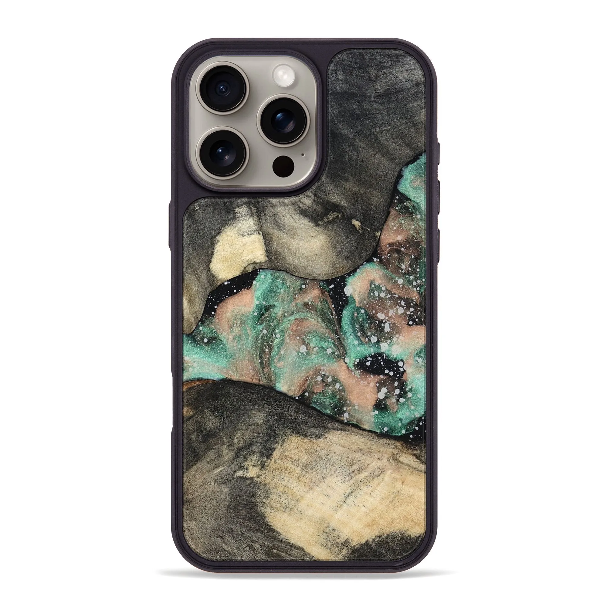 Iphone 16 Pro Max Wood Phone Case - Son (Cosmos, 781919) Impact Resistant