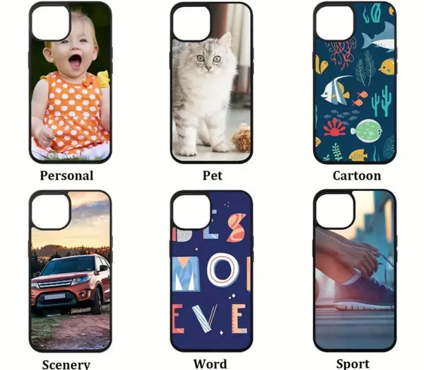 Personalised Phone Case Customised Tpu Phone Cover With Magsafe HD Clarity Easy Apply