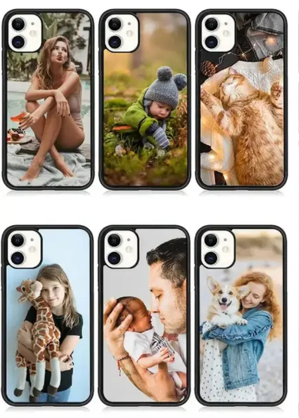 Personalised Phone Case Customised Tpu Phone Cover With Magsafe Crystal Clear Screen