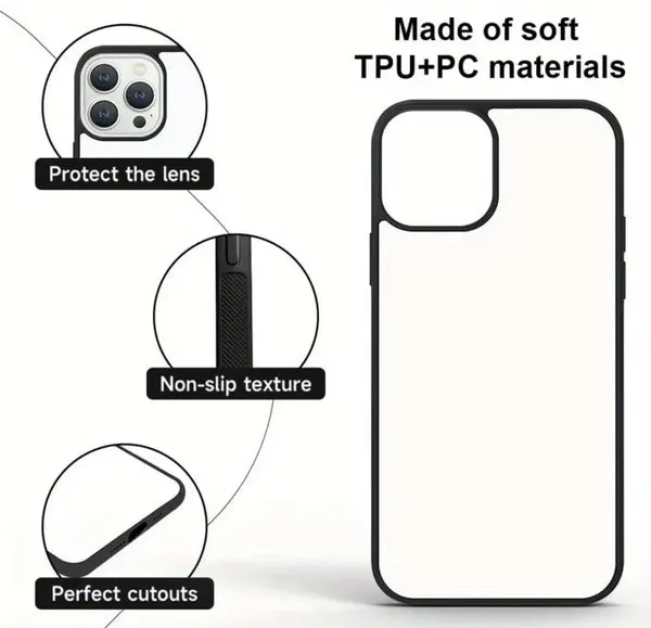 Personalised Phone Case Customised Tpu Phone Cover With Magsafe Scratch Resistant Edge to Edge Protection