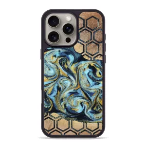 Shock Guard Iphone 16 Pro Max Wood Phone Case - Chelsi (Pattern, 777757)