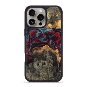 Drop Resistant Anti Fog Iphone 16 Pro Max Wood Phone Case - Palmer (Red, 781113)
