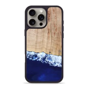 Anti Fingerprint Film Anti Finger Smudge Iphone 16 Pro Max Wood Phone Case - Dylan (Coastal, 778693)