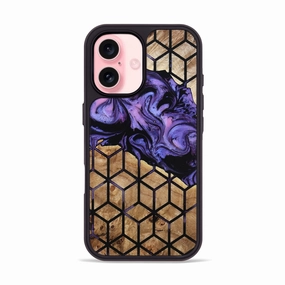 Iphone 16 Wood Phone Case - Kahlani (Pattern, 781755) Anti Static