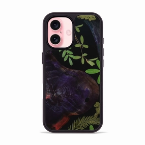 Iphone 16 Wood Phone Case - Sampson (Bloom, 781395) Bubble Resistant Film