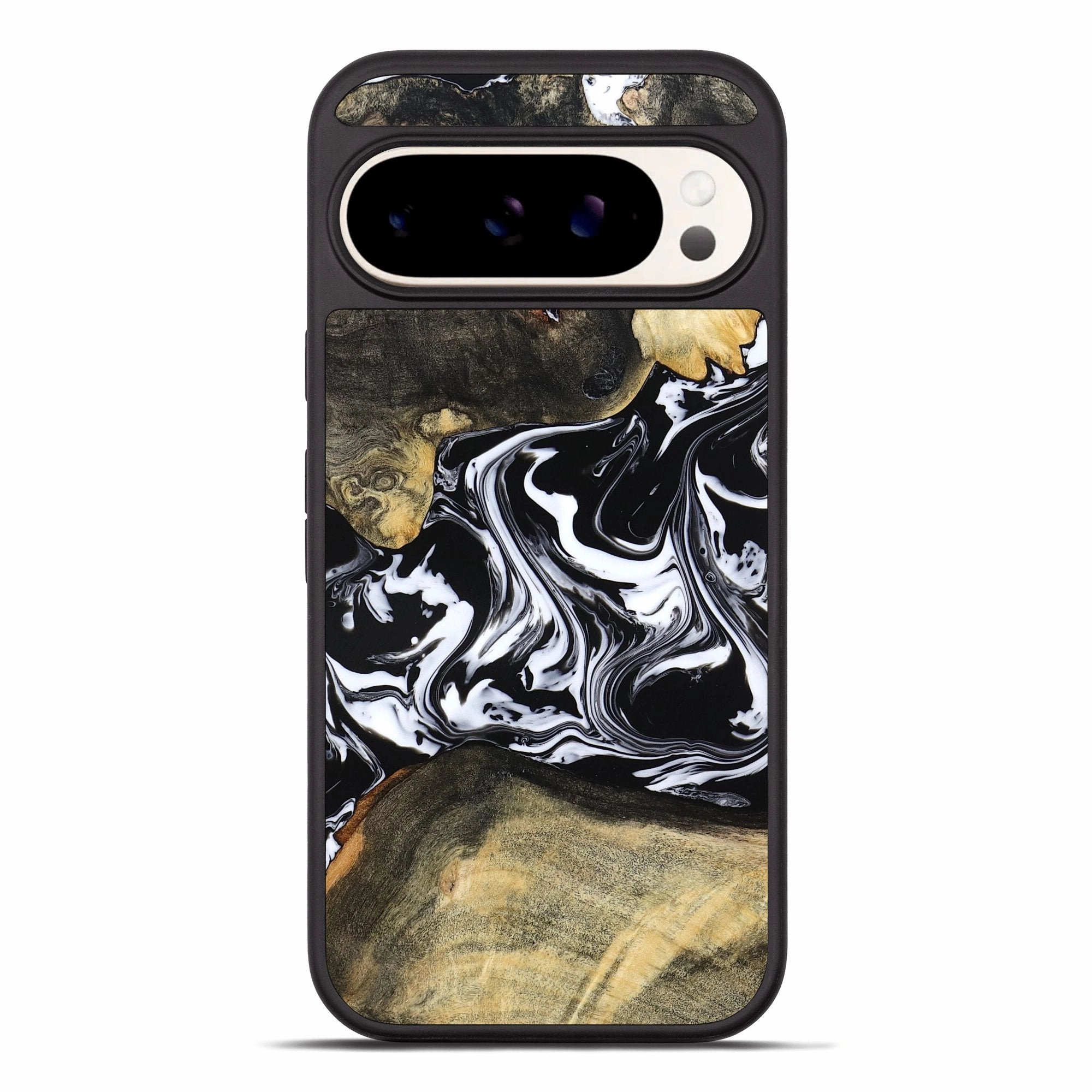 Anti Dust Film Pixel 10 Pro Xl Wood Phone Case - Grayce (Black & White, 780966)