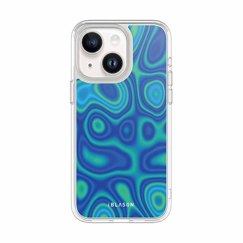 Iphone 15 Plus Halo Magsafe Cute Phone Case - Retro Heat Bubble Free Installation