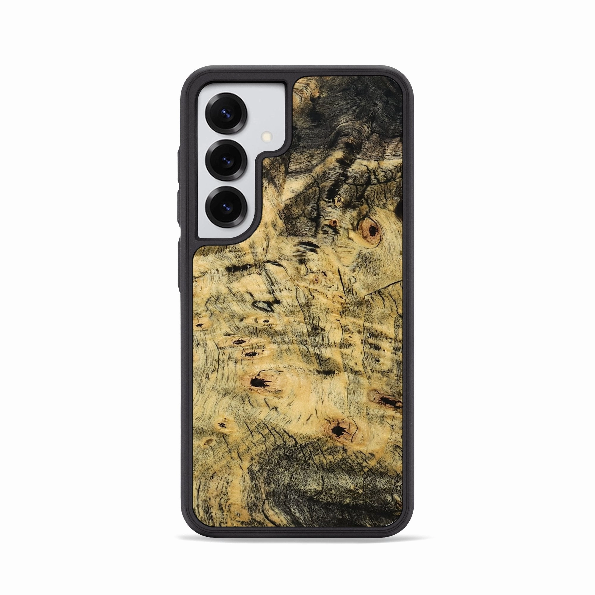 Protective Layer Anti Finger Mark Film Galaxy S25 Wood Phone Case - Jacalyn (Wood Burl, 778393)