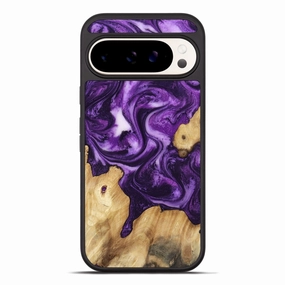Anti Fingerprint Coating Pixel 10 Pro Xl Wood Phone Case - Hana (Purple, 781682)