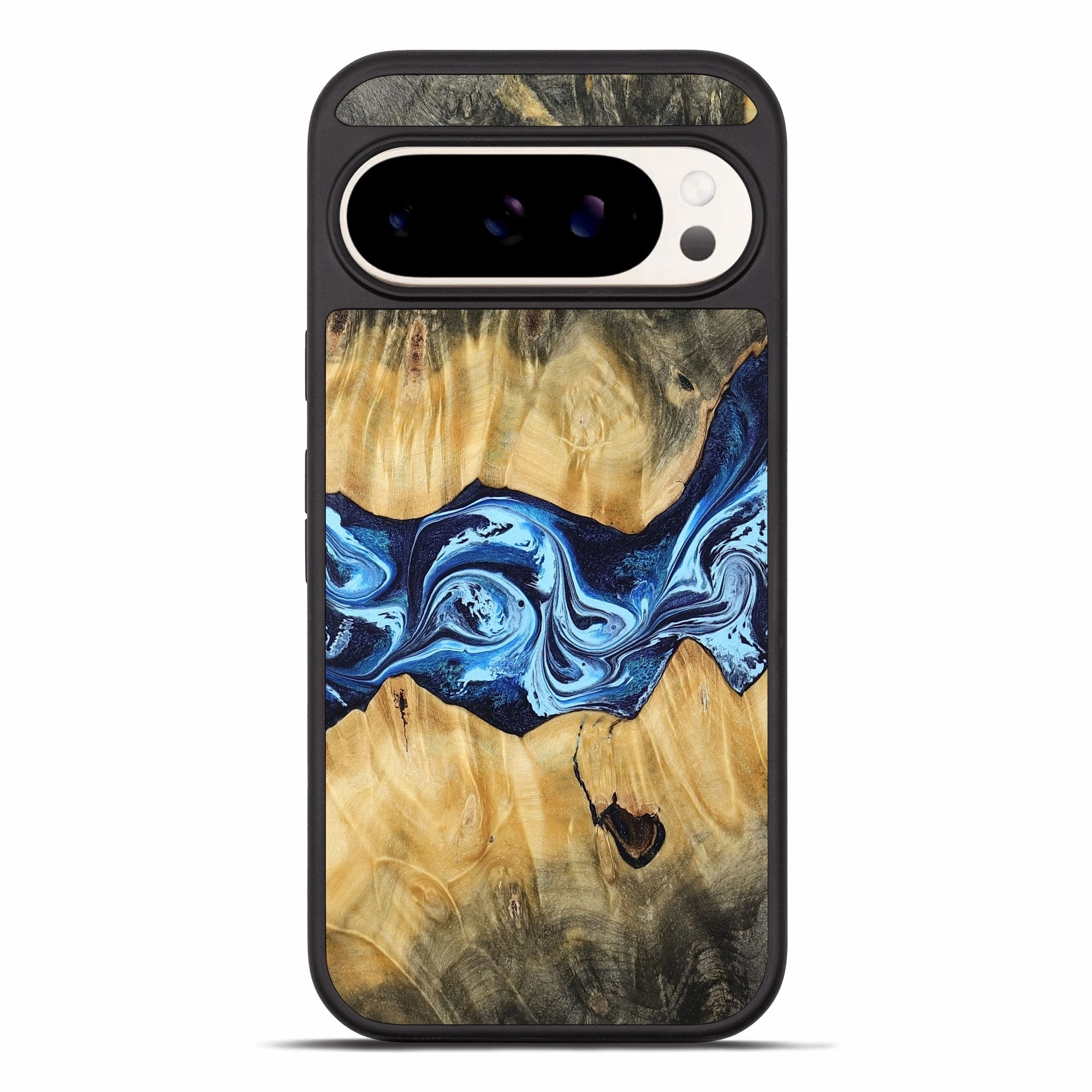 Anti Static Pixel 10 Pro Xl Wood Phone Case - Elle (Blue, 765316)