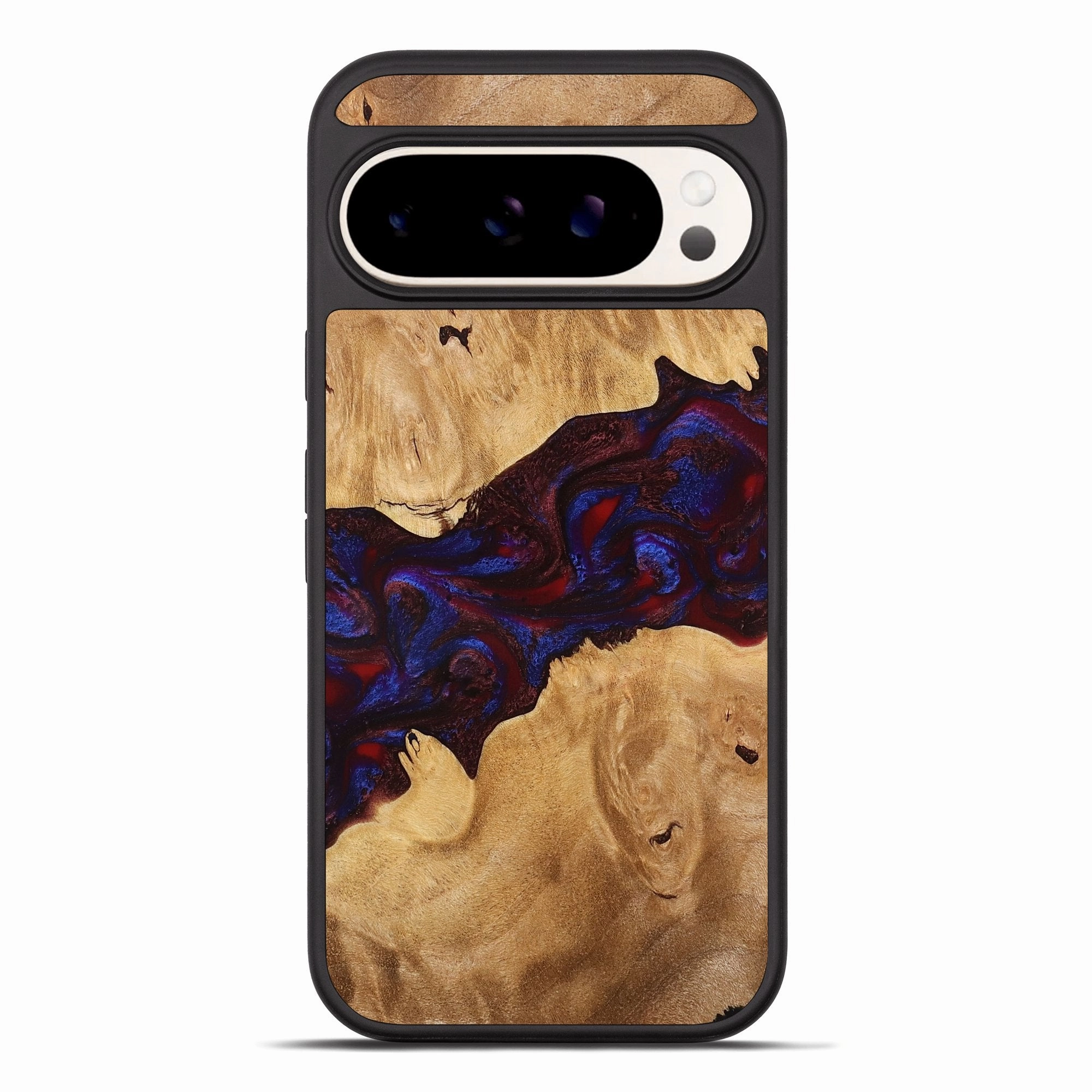 Pixel 10 Pro Xl Wood Phone Case - Jailyn (Red, 778196) Shock Proof Film Anti Static