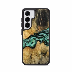 Ultra Slim Protector Galaxy S25 Wood Phone Case - Elmer (Green, 770093)