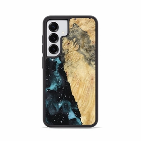 Shock Absorption Grip Friendly Galaxy S25 Wood Phone Case - Gus (Cosmos, 781945)