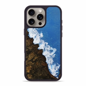 Iphone 16 Pro Max Wood Phone Case - Shelby (Coastal, 751912) Anti Finger Mark Bubble Free Installation