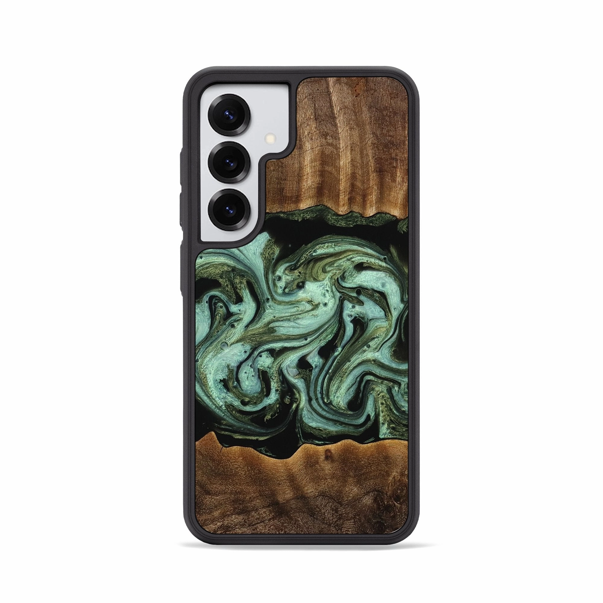 Galaxy S25 Wood Phone Case - Yusuf (Green, 770992) Protective Layer