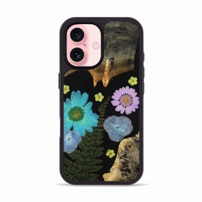 Iphone 16 Wood Phone Case - Derick (Bloom, 781348) Anti Shock Film