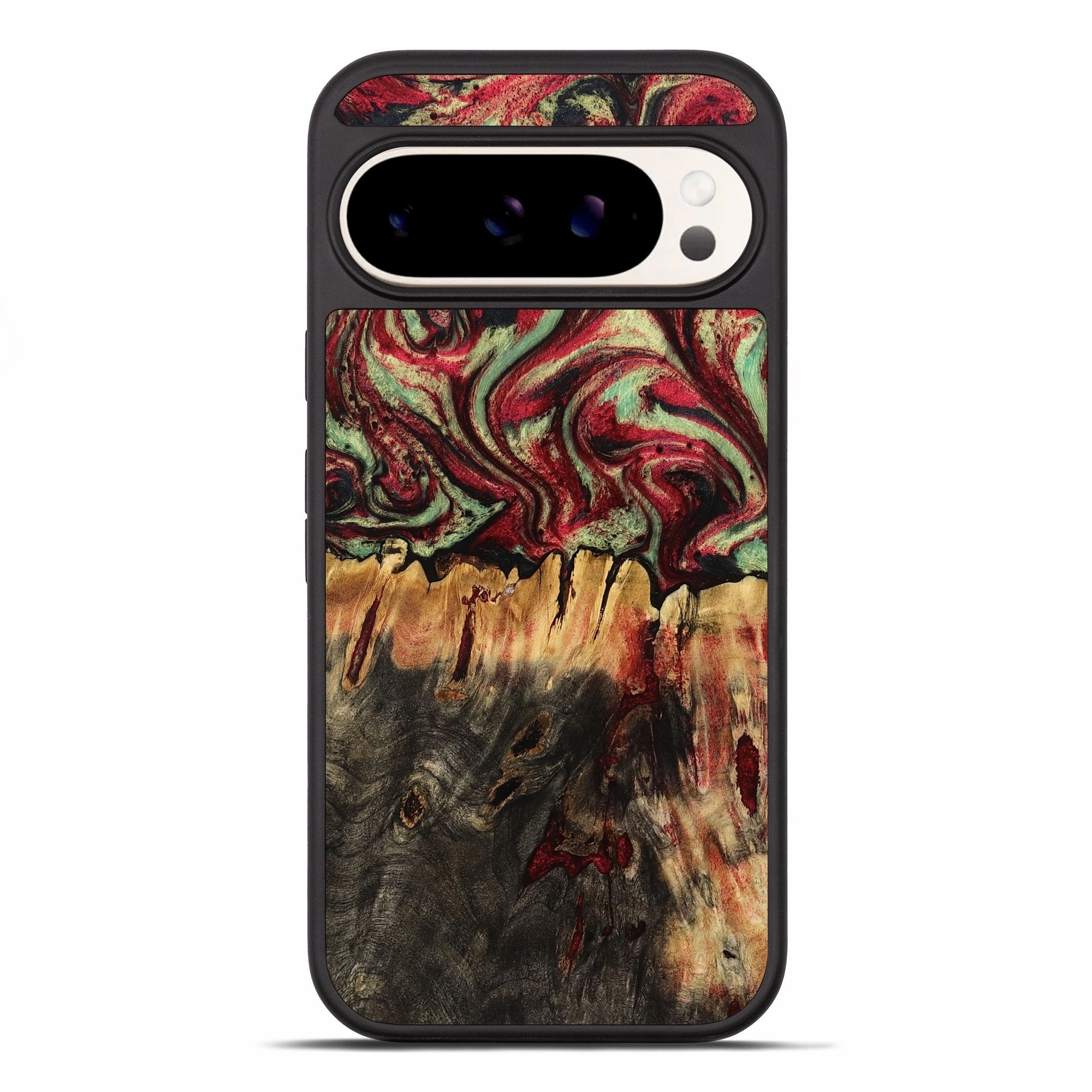 Drop Protection Pixel 10 Pro Xl Wood Phone Case - Esther (Red, 778558)