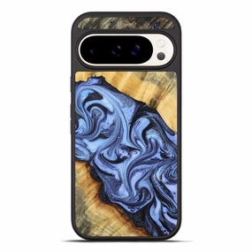 Slim Screen Protector Pixel 10 Pro Xl Wood Phone Case - Itzel (Blue, 776680)