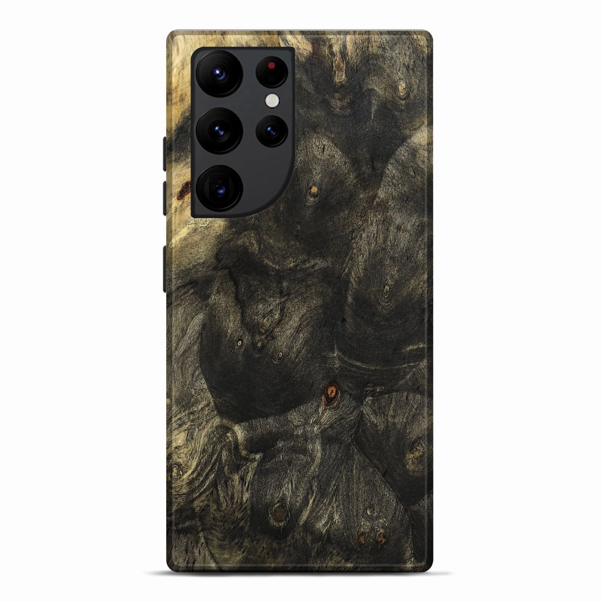 Screen Defense Galaxy S22 Ultra Wood Live Edge Phone Case - Jeanie (Wood Burl, 777323)