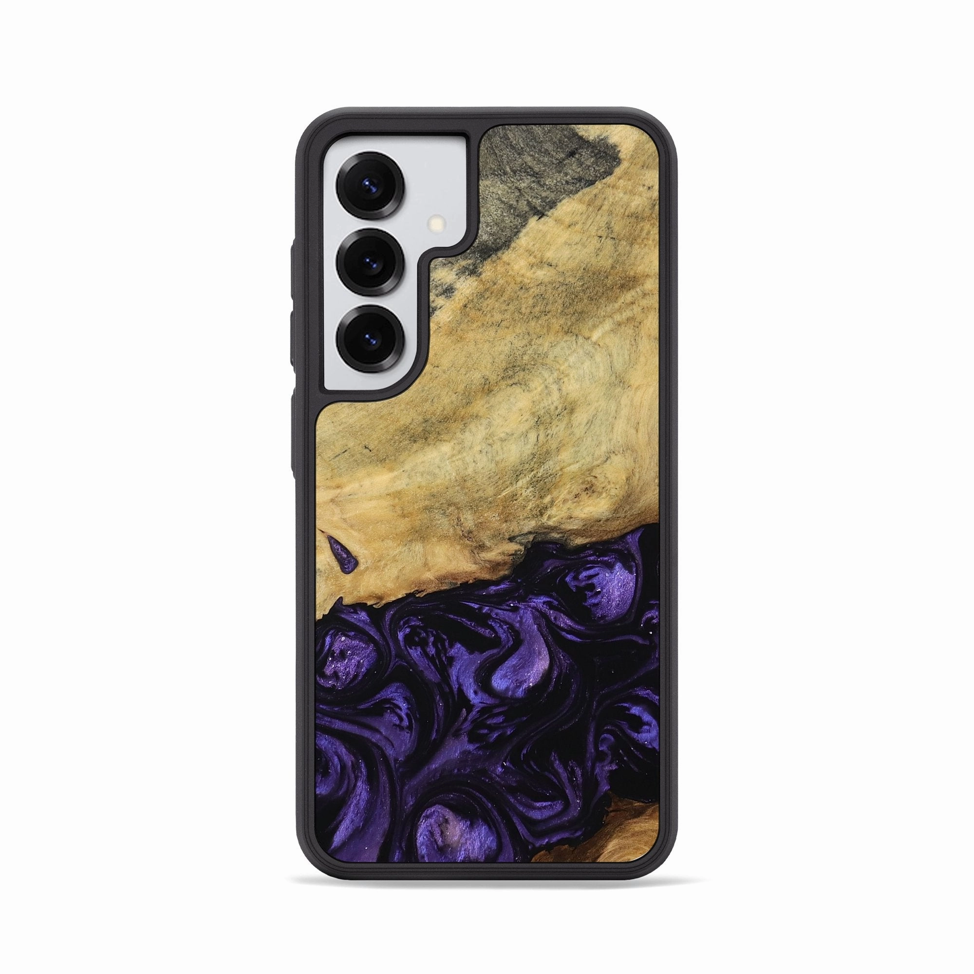 Galaxy S25 Wood Phone Case - Massimo (Purple, 768643) Protective Cover