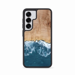 Shock Absorption Galaxy S25 Wood Phone Case - Roxana (Coastal, 778408)