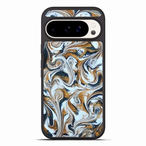 Pixel 10 Pro Xl Resinart Phone Case - Juniper (Teal & Gold, 778656) High Transparency